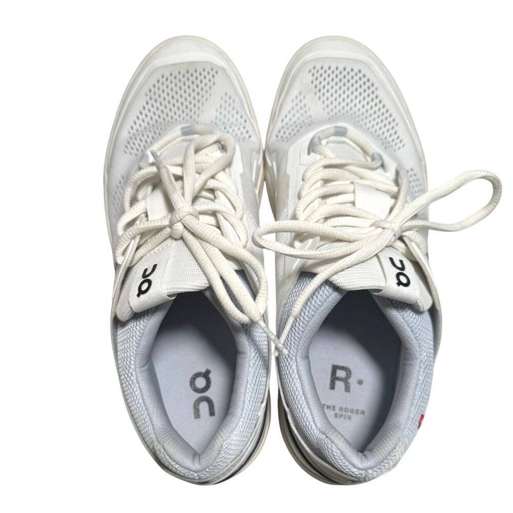 On Running The Roger Advantage Women’s 10.5 White Sneakers Tennis Shoes CloudTec - Picture 8 of 12